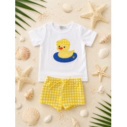 Baño patito niño