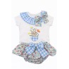 Conjunto vichy flor
